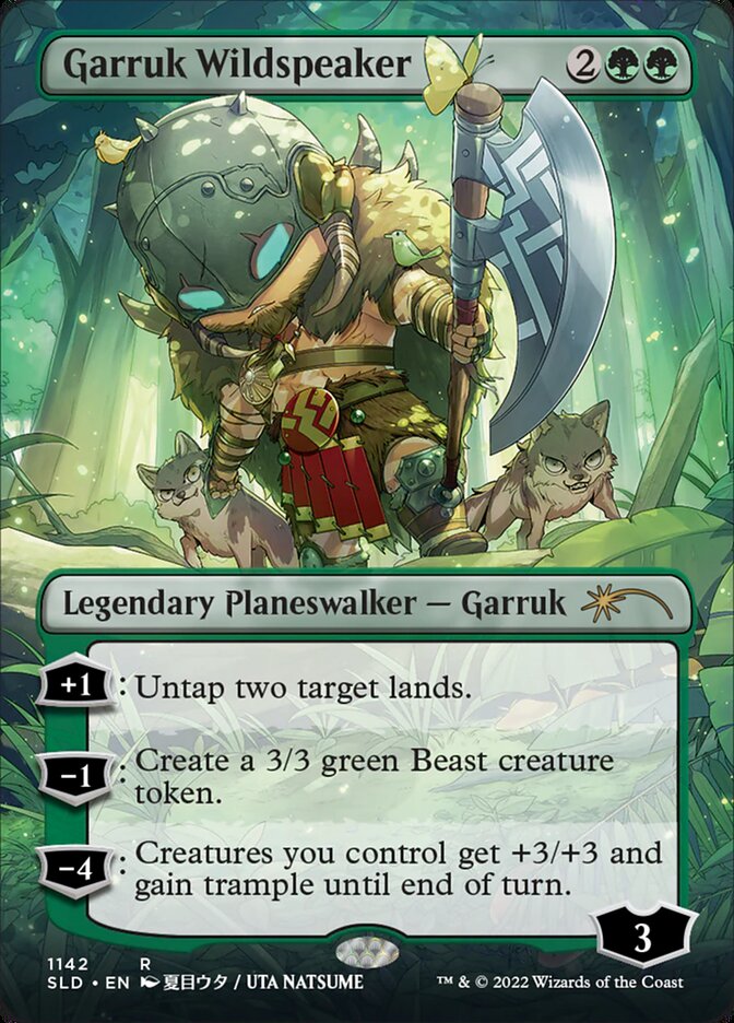 Garruk Wildspeaker (Borderless) [Secret Lair Drop Series] Magic: The Gathering