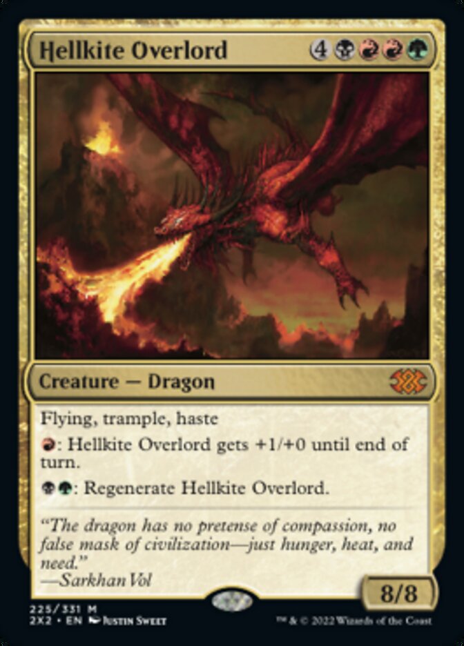 Hellkite Overlord [Double Masters 2022] Magic: The Gathering