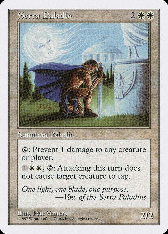 Serra Paladin [Fifth Edition] Magic: The Gathering