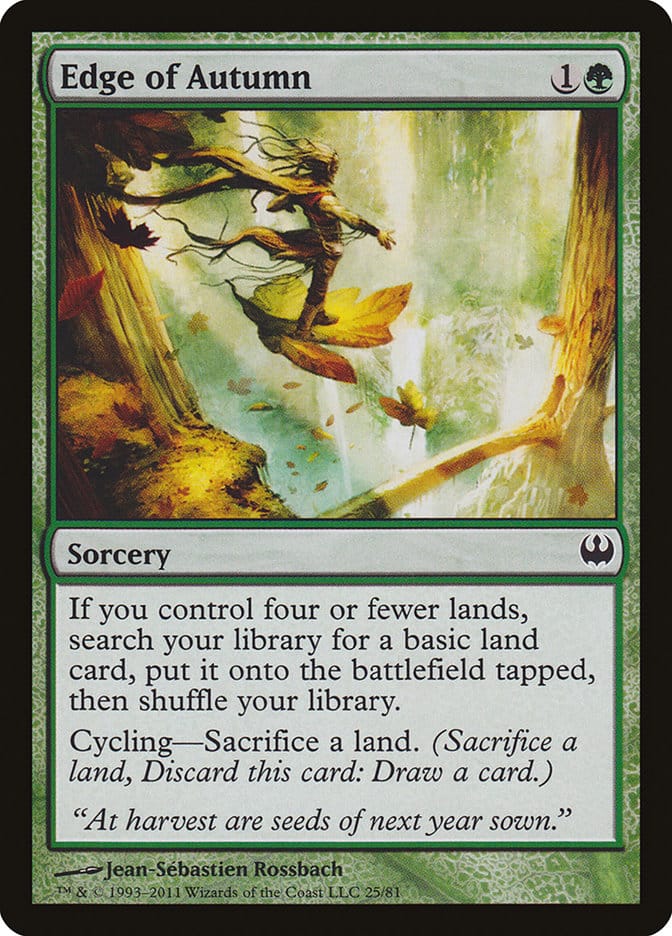 Edge of Autumn [Duel Decks: Knights vs. Dragons] Magic: The Gathering