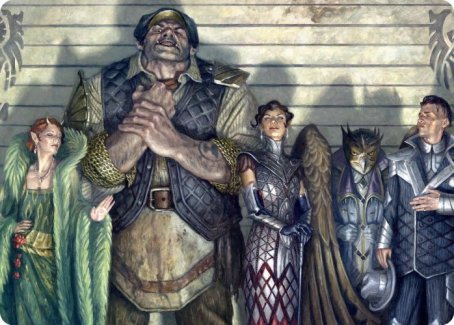 Rogues' Gallery Art Card [Streets of New Capenna Art Series] Magic: The Gathering