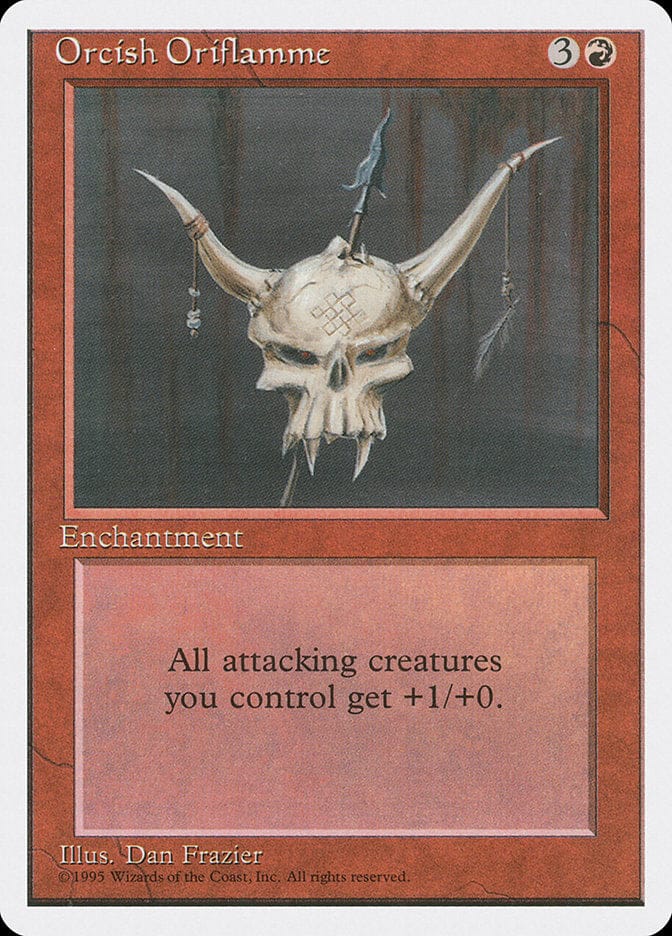 Orcish Oriflamme [Fourth Edition] Magic: The Gathering