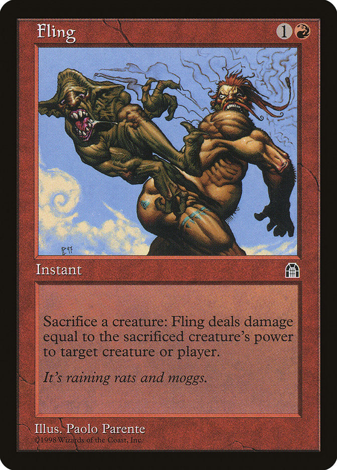 Fling [Stronghold] Magic: The Gathering