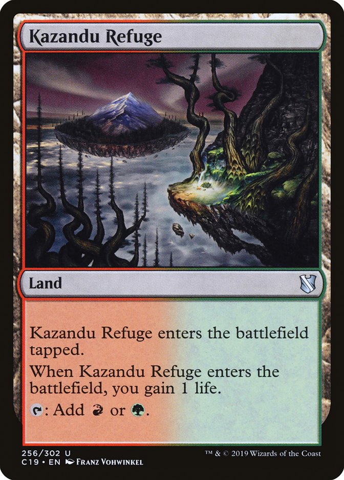Kazandu Refuge [Commander 2019] Magic: The Gathering