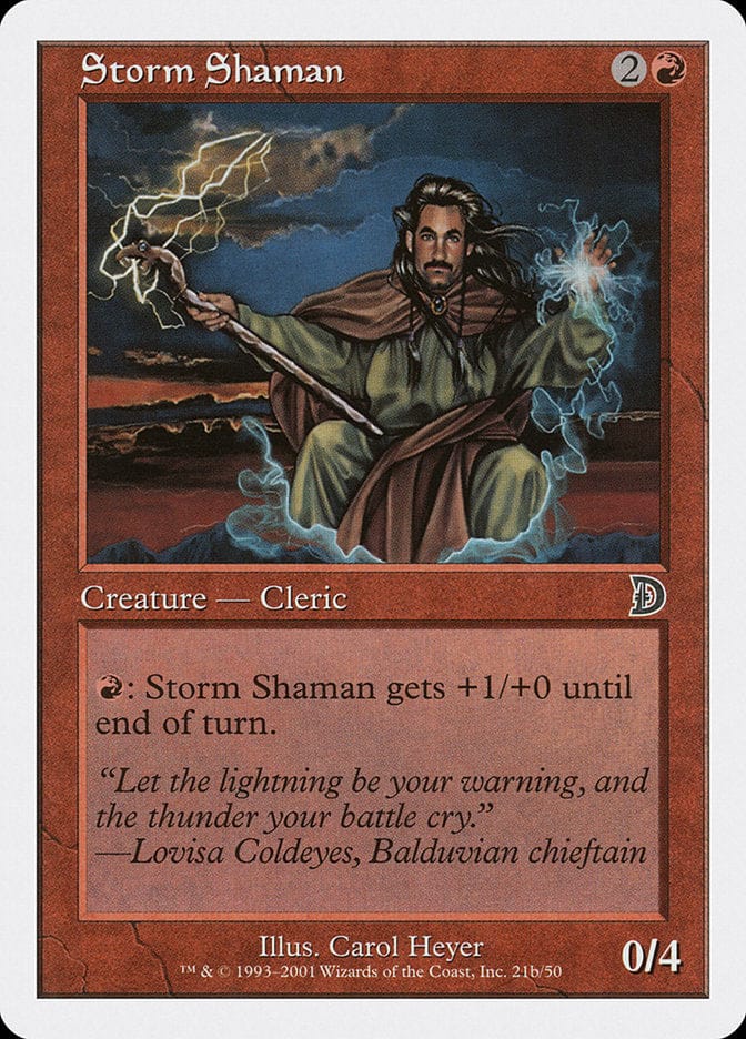 Storm Shaman (Male) [Deckmasters] Magic: The Gathering