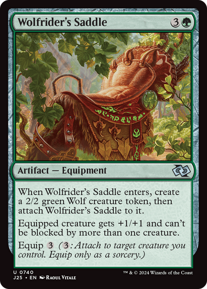 Wolfrider's Saddle [Foundations Jumpstart] Magic: The Gathering