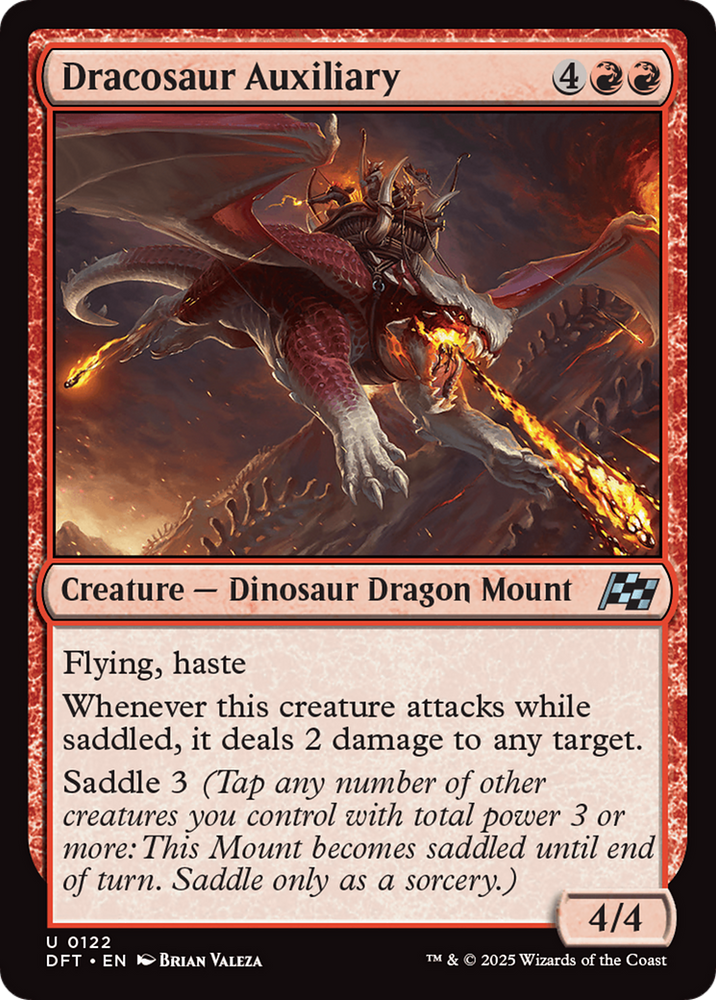 Dracosaur Auxiliary [Aetherdrift] Magic: The Gathering