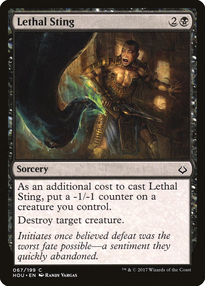 Lethal Sting [Hour of Devastation] Magic: The Gathering
