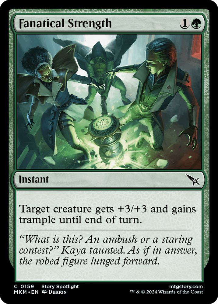 Fanatical Strength [Murders at Karlov Manor] Magic: The Gathering