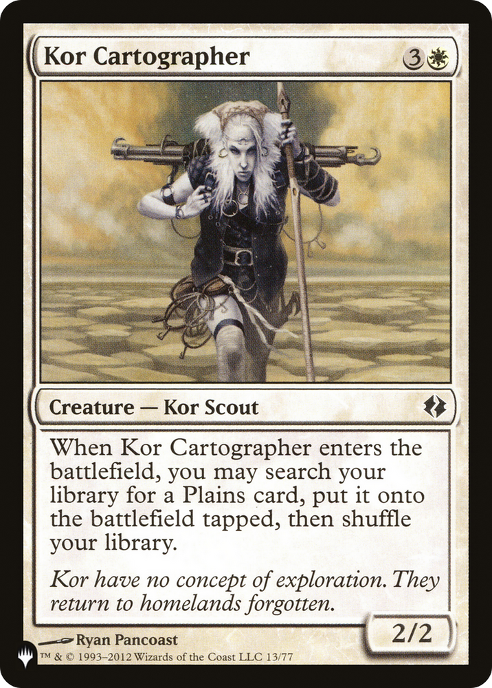 Kor Cartographer [The List] Magic: The Gathering
