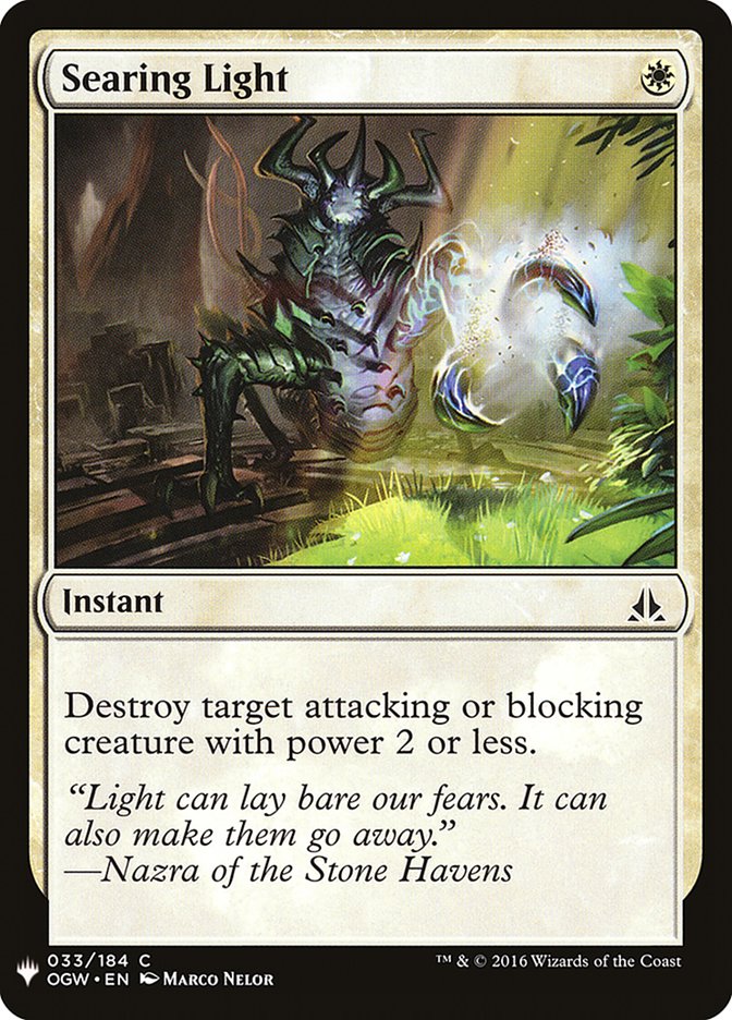 Searing Light [Mystery Booster] Magic: The Gathering