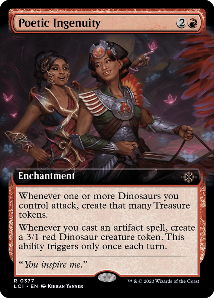 Poetic Ingenuity (Extended Art) [The Lost Caverns of Ixalan] Magic: The Gathering