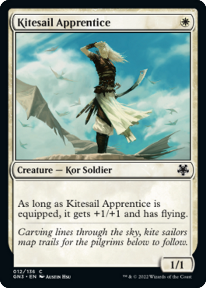 Kitesail Apprentice [Game Night: Free-for-All] Magic: The Gathering