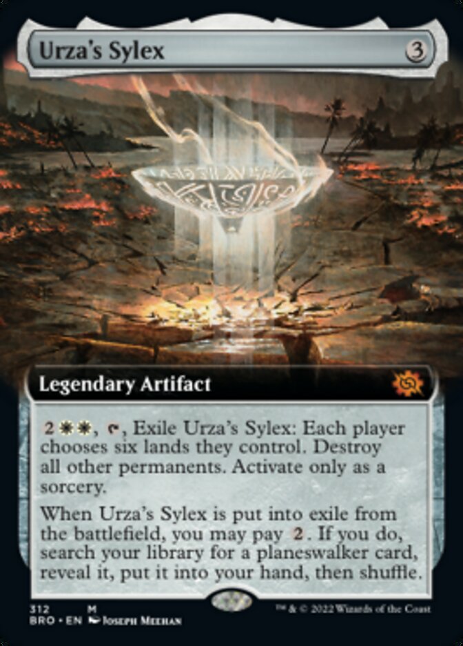 Urza's Sylex (Extended Art) [The Brothers' War] Magic: The Gathering