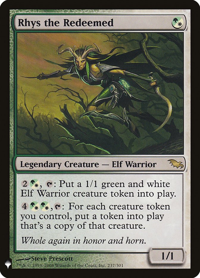 Rhys the Redeemed [Mystery Booster] Magic: The Gathering