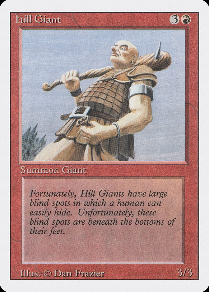 Hill Giant [Revised Edition] Magic: The Gathering