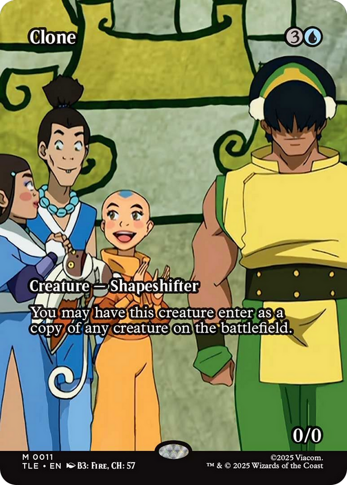 Clone (Borderless) [Avatar: The Last Airbender: Eternal-Legal] Magic: The Gathering