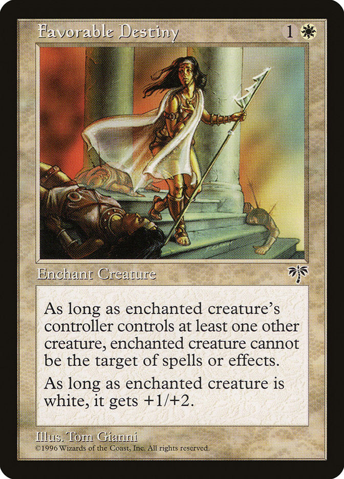 Favorable Destiny [Mirage] Magic: The Gathering