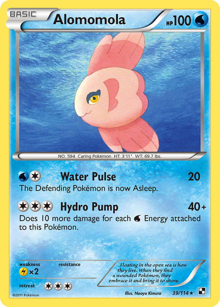 Alomomola (39/114) [Black & White: Base Set] Pokémon