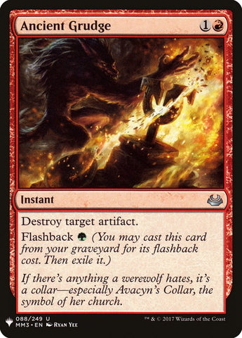 Ancient Grudge [Mystery Booster] Magic: The Gathering