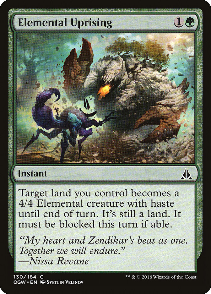 Elemental Uprising [Oath of the Gatewatch] Magic: The Gathering