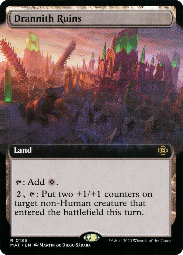 Drannith Ruins (Extended Art) [March of the Machine: The Aftermath] Magic: The Gathering