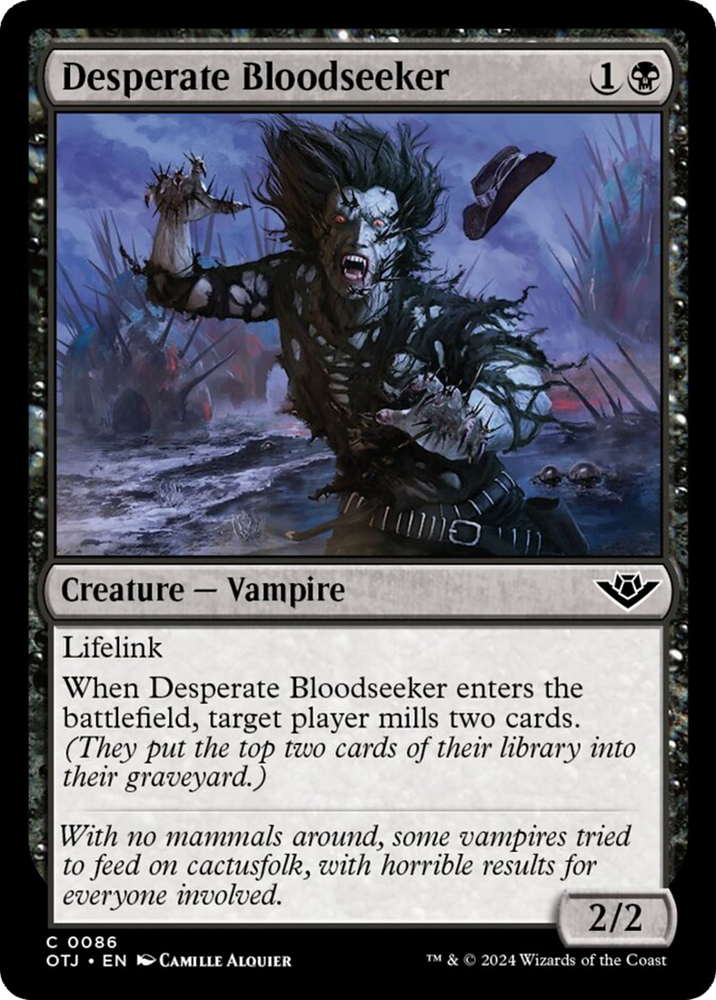 Desperate Bloodseeker [Outlaws of Thunder Junction] Magic: The Gathering
