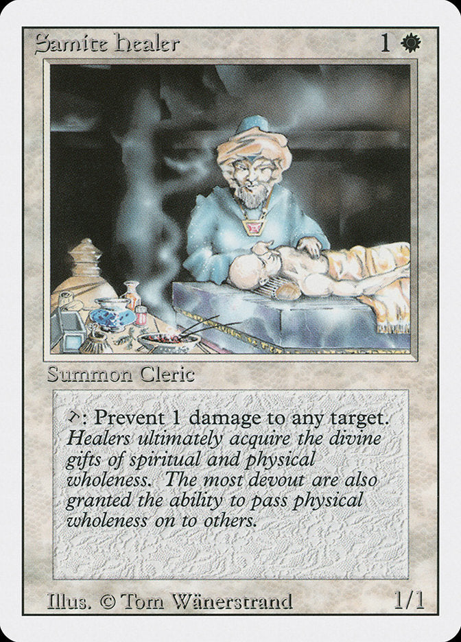 Samite Healer [Revised Edition] Magic: The Gathering