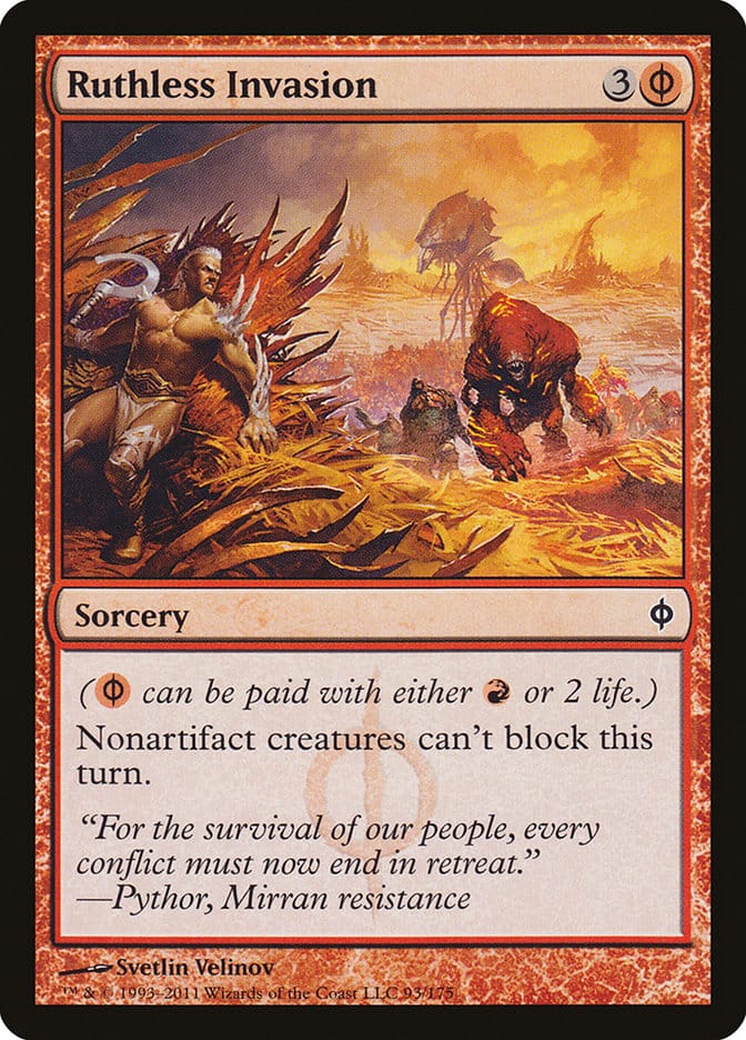 Ruthless Invasion [New Phyrexia] Magic: The Gathering