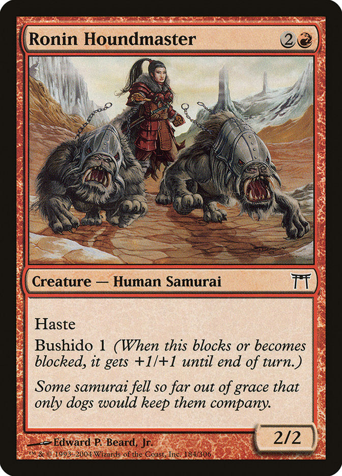 Ronin Houndmaster [Champions of Kamigawa] Magic: The Gathering