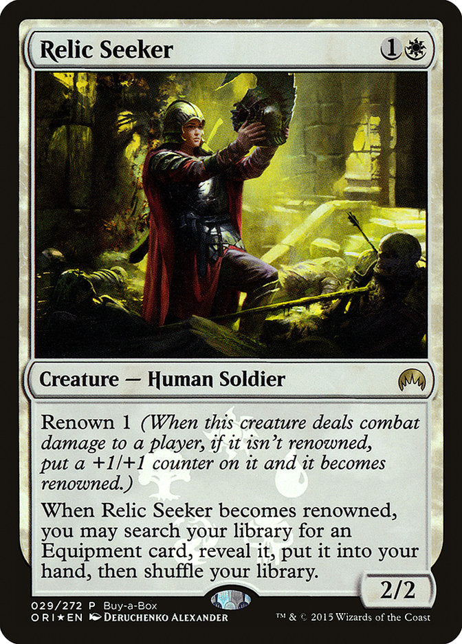Relic Seeker (Buy-A-Box) [Magic Origins Promos] Magic: The Gathering