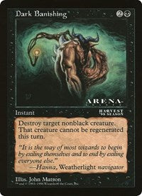 Dark Banishing (Oversized) [Oversize Cards] Magic: The Gathering