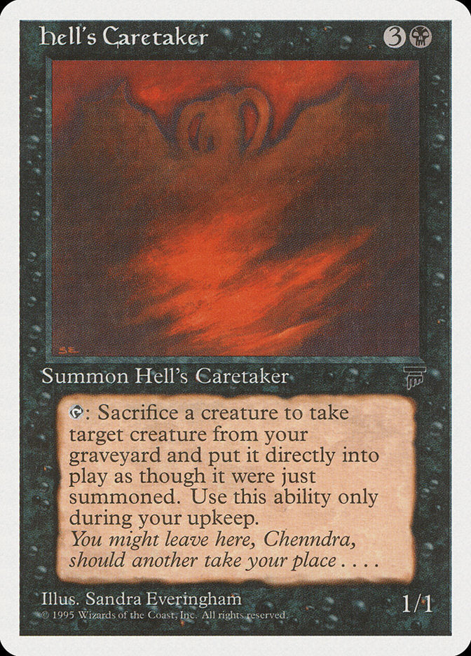 Hell's Caretaker [Chronicles] Magic: The Gathering