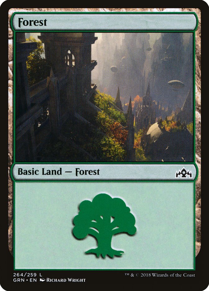 Forest (264) [Guilds of Ravnica] Magic: The Gathering