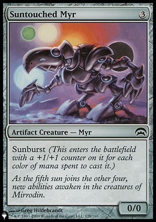 Suntouched Myr [The List] Magic: The Gathering
