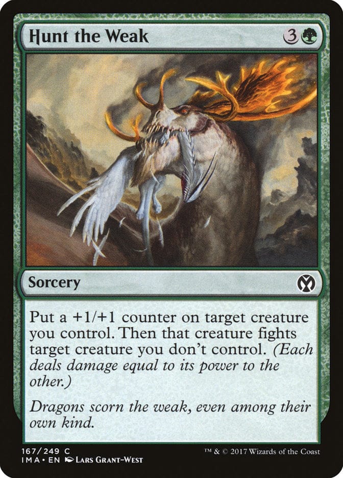 Hunt the Weak [Iconic Masters] Magic: The Gathering