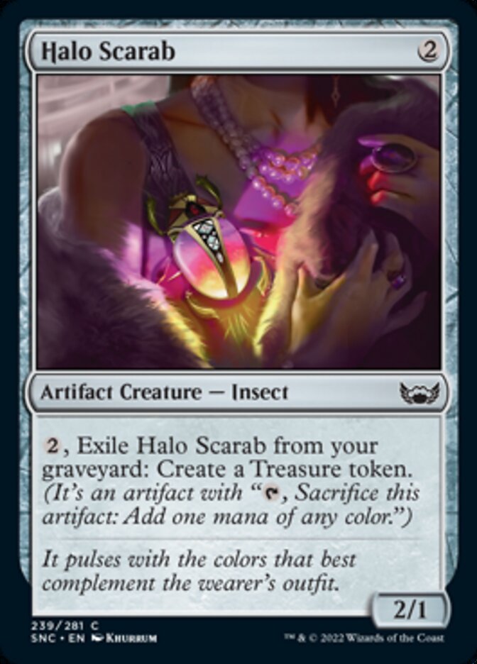 Halo Scarab [Streets of New Capenna] Magic: The Gathering