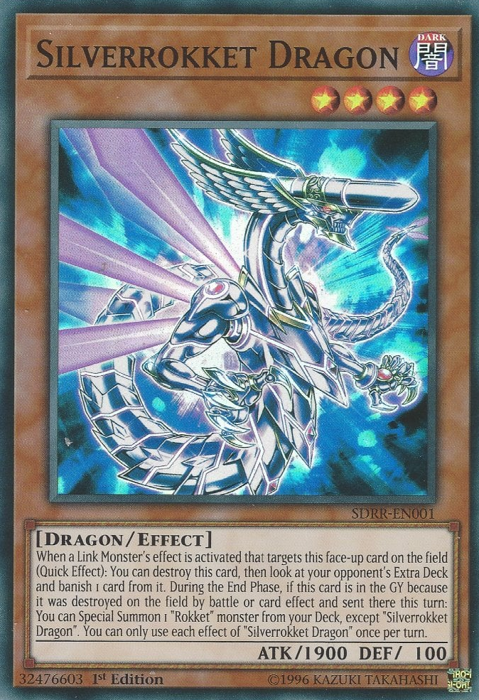 Silverrokket Dragon [SDRR-EN001] Super Rare - Yugioh Cards For Your TCG Needs!