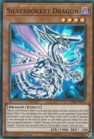 Silverrokket Dragon [SDRR-EN001] Super Rare - Yugioh Cards For Your TCG Needs!
