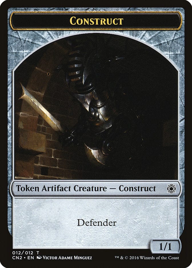 Construct Token [Conspiracy: Take the Crown Tokens] Magic: The Gathering