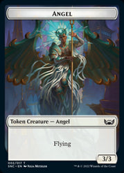 Cat // Angel Double-Sided Token [Streets of New Capenna Tokens] Magic: The Gathering