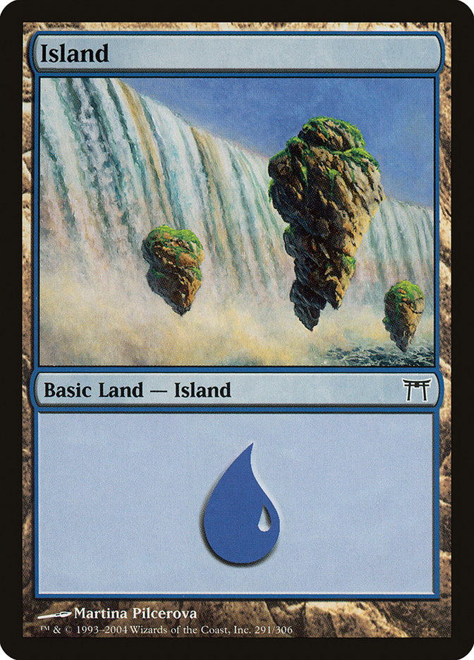 Island (291) [Champions of Kamigawa] Magic: The Gathering