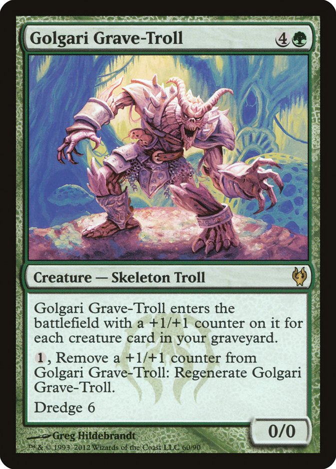Golgari Grave-Troll [Duel Decks: Izzet vs. Golgari] Magic: The Gathering