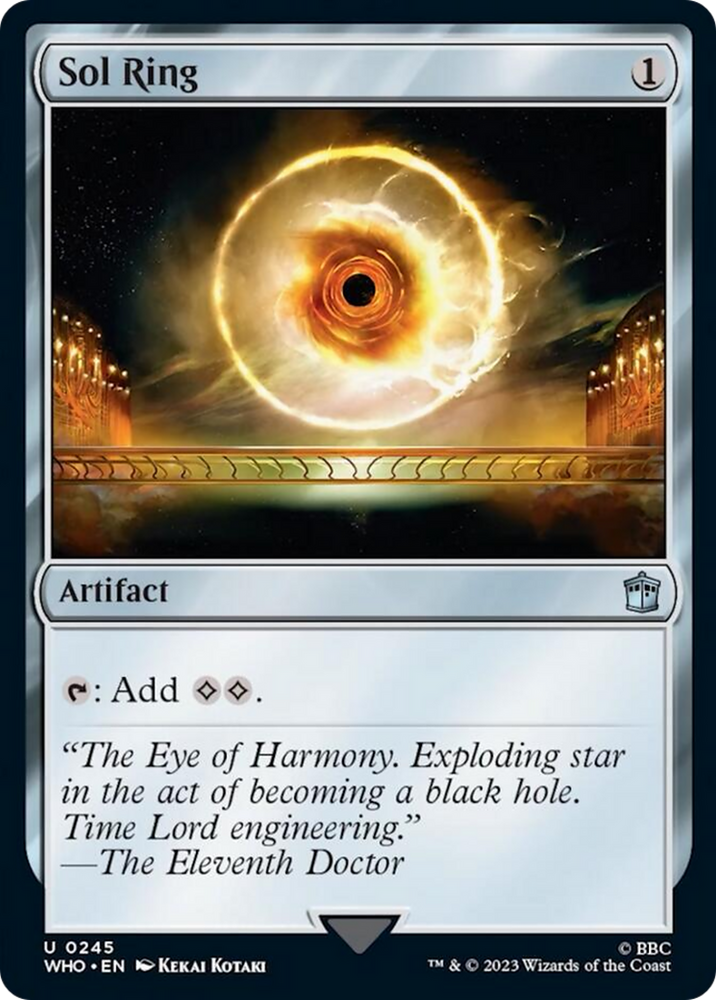 Sol Ring [Doctor Who] Magic: The Gathering