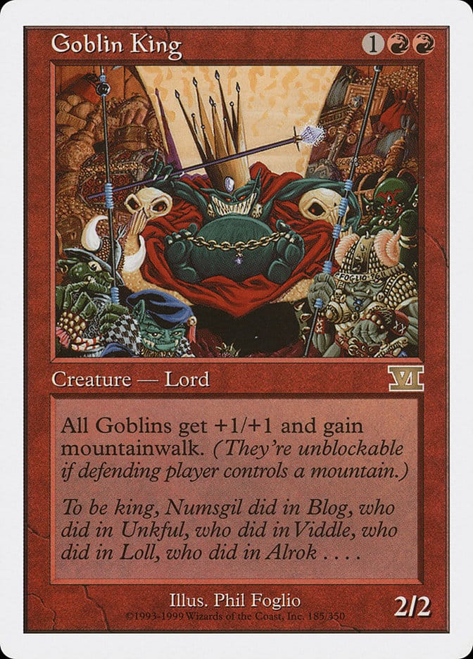 Goblin King [Classic Sixth Edition] Magic: The Gathering