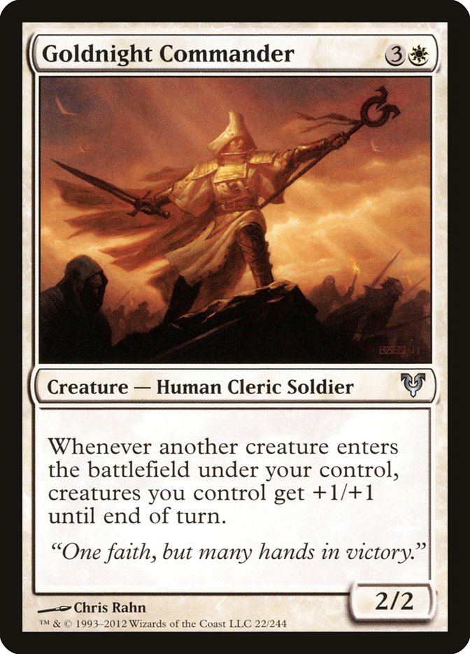 Goldnight Commander [Avacyn Restored] Magic: The Gathering