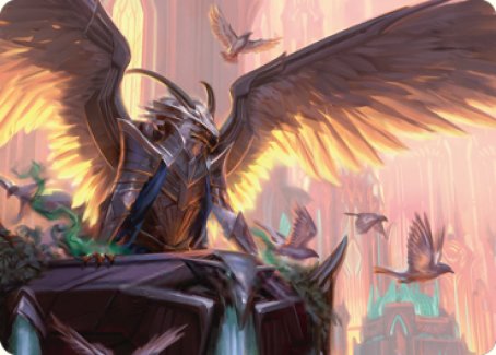 Falco Spara, Pactweaver 1 Art Card [Streets of New Capenna Art Series] Magic: The Gathering