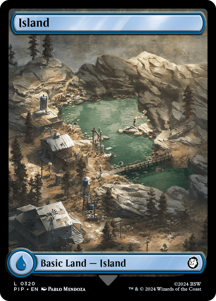 Island (0320) [Fallout] Magic: The Gathering