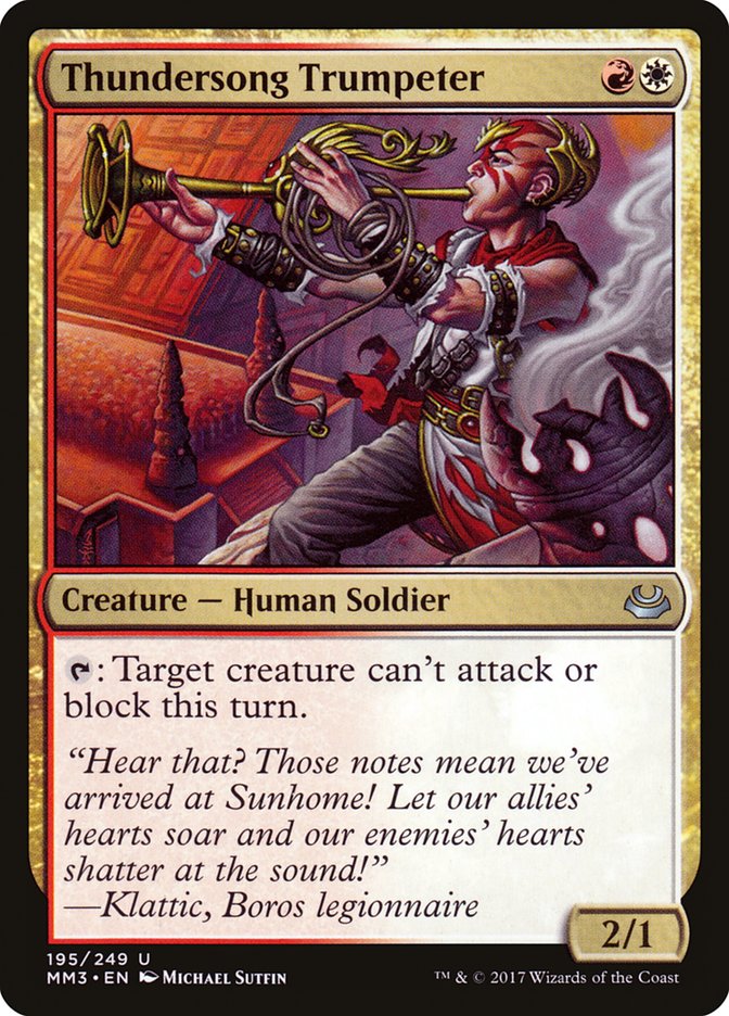 Thundersong Trumpeter [Modern Masters 2017] Magic: The Gathering
