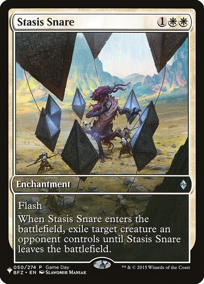 Stasis Snare (Game Day) [The List] Magic: The Gathering